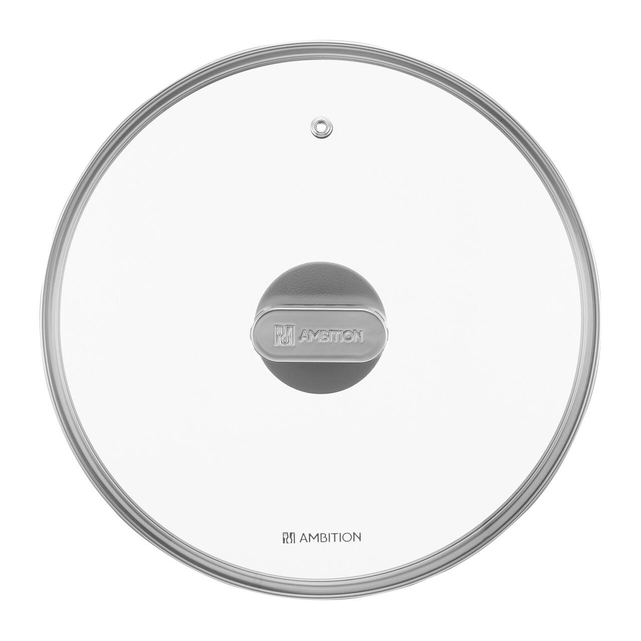 Oala cu capac Camel, Ambition, 28 cm, 6.4 L, aluminiu, negru/maro - imagine 4