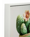 Tablou decorativ Cactus Jar -H, Mauro Ferretti, 40x40 cm, canvas/lemn de pin/plastic, multicolor