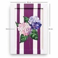 Tablou decorativ, YBC11859, Canvas, Rama din lemn (grosime 3 cm), Multicolor