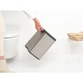 Cos de gunoi, Brabantia, Bo Small, 7 L, 20.7x24.2x31.7 cm, otel, argintiu