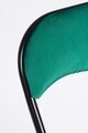 Scaun Amal Dark Green, Bizzotto, 43.5 x 43.5 x 79 cm, otel/poliester