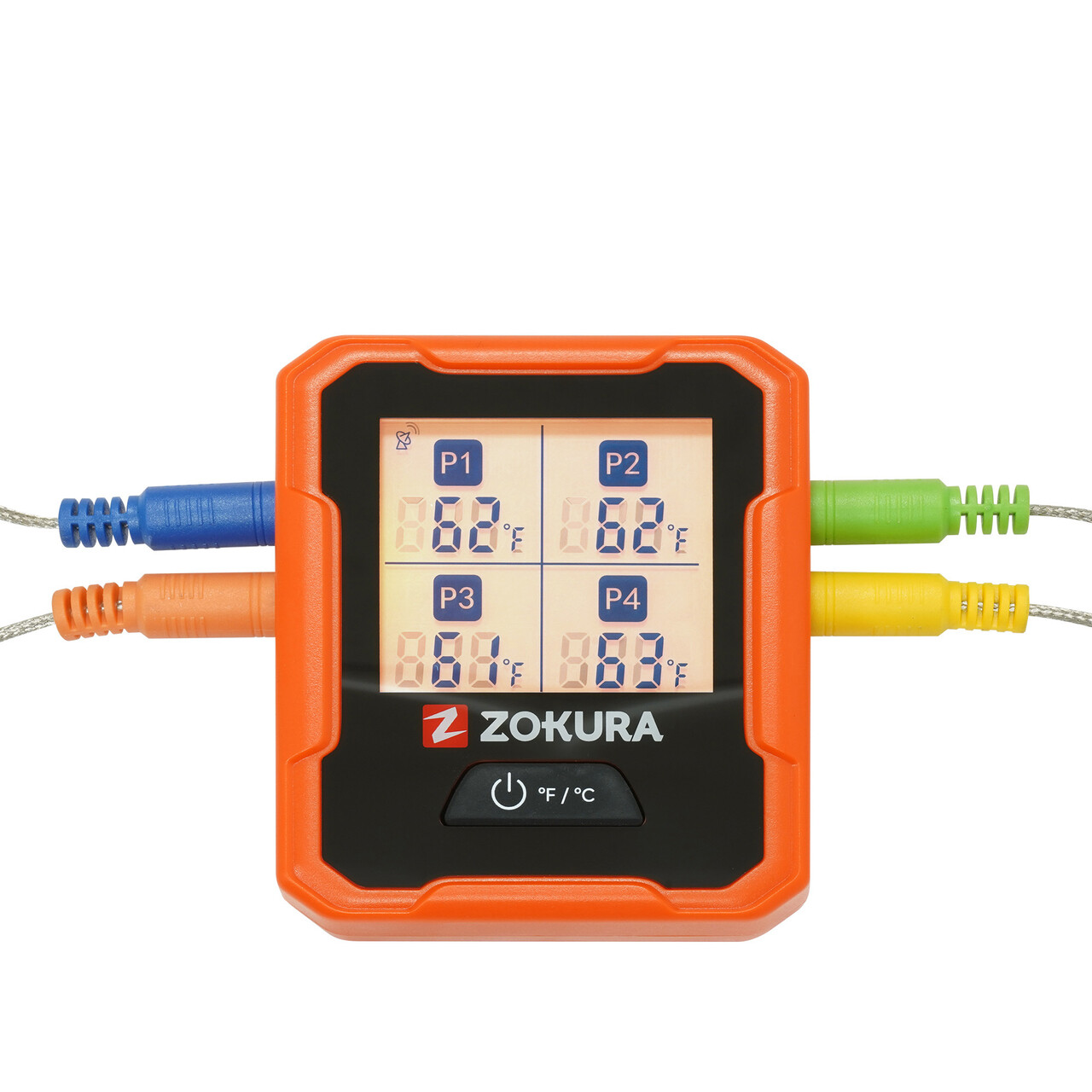 Termometru digital wireless pentru carne, cu 4 sonde - Zokura - imagine 6