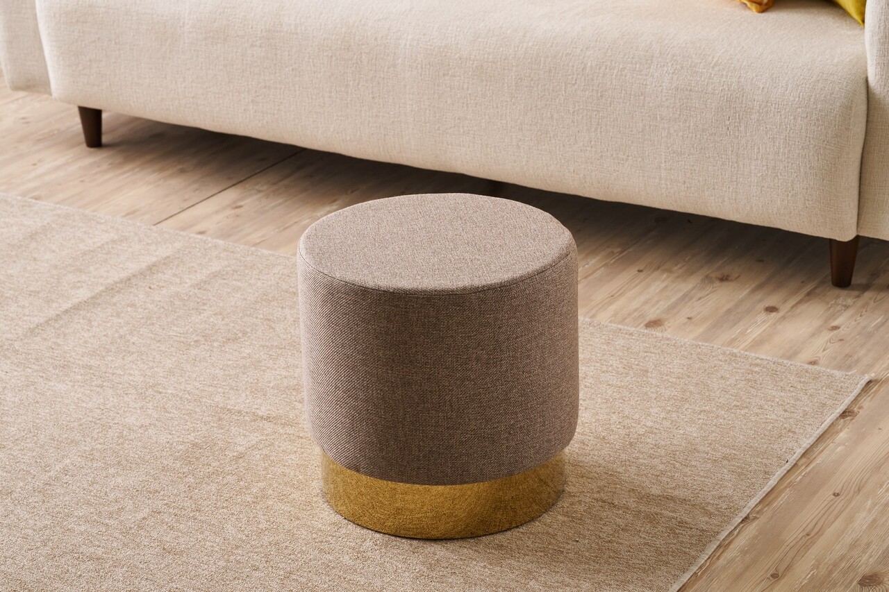 Taburet, Atelier del Sofa, 825BLC5123, Lemn, Maro - view 2
