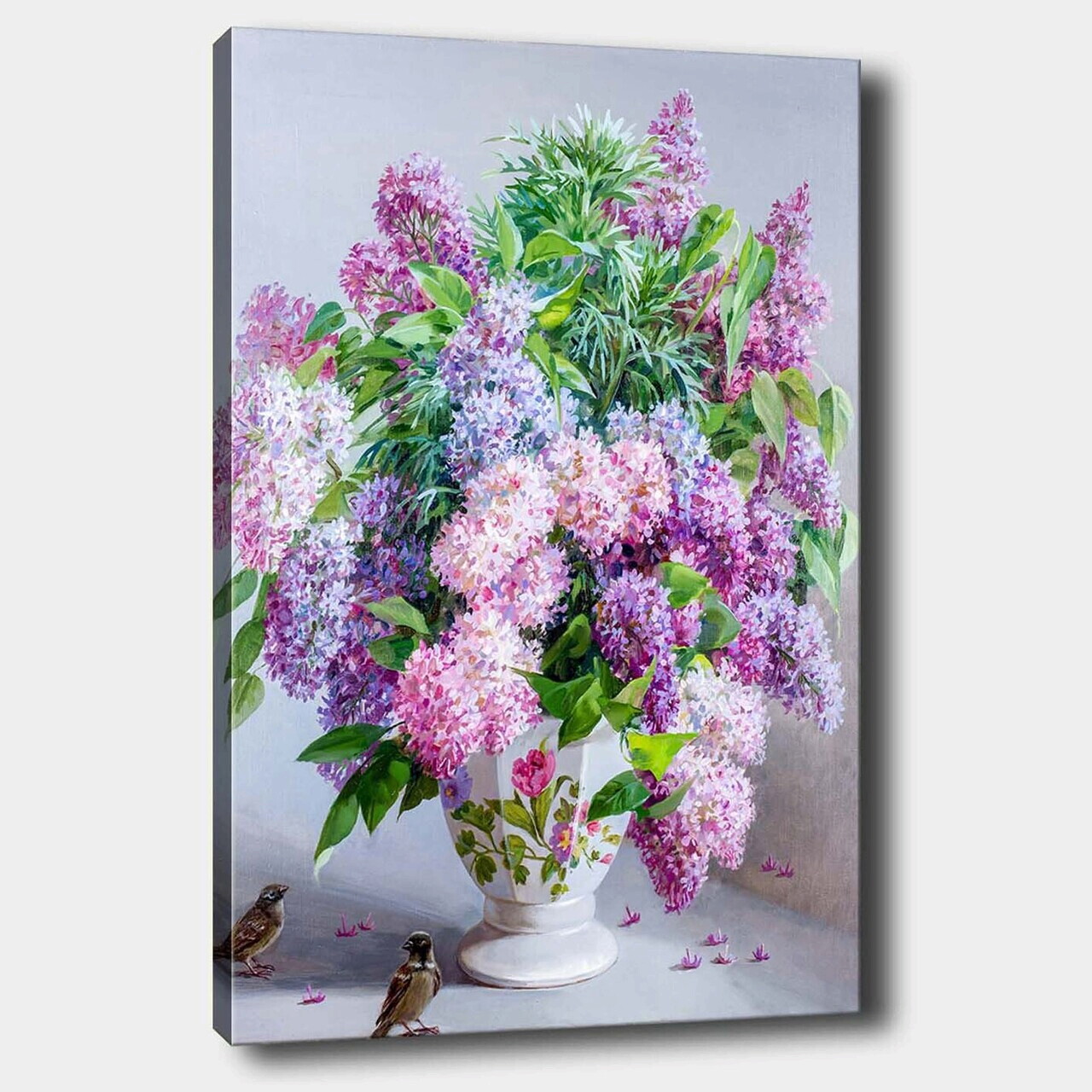 Tablou decorativ, 627061085_70100, Canvas, Rama din lemn (grosime 3 cm), Multicolor — imaginea 2