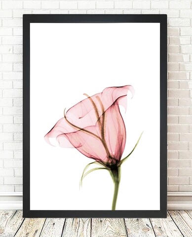 Tablou decorativ misty bloom, tablo center, 24x29 cm, mdf, multicolor