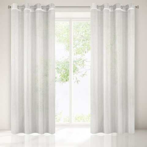 Perdea Eurofirany, Abigail, 140×250 cm, poliester, ecru Eurofirany