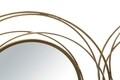 Decoratiune de perete Mirrors Gold, Mauro Ferretti, 124.5x53.5 cm, fier, auriu
