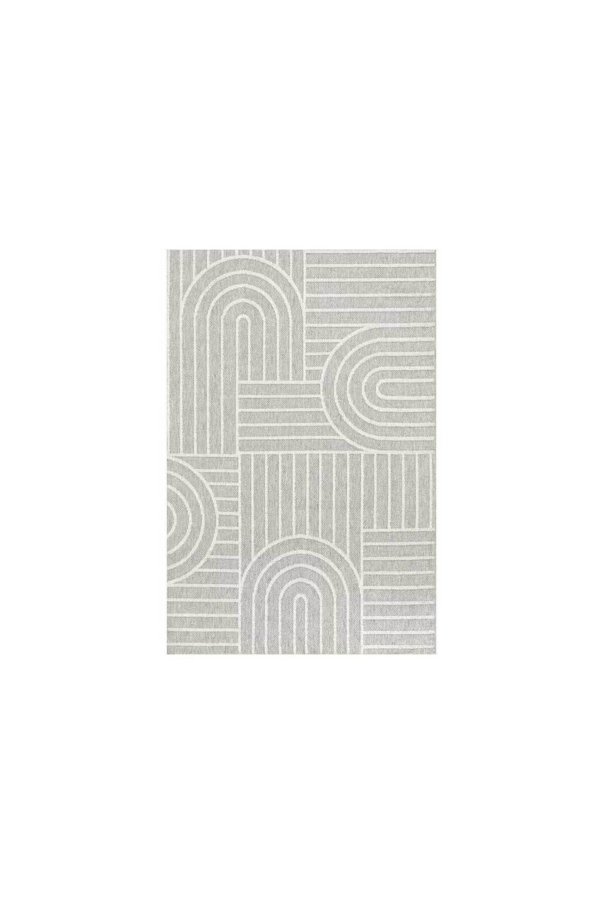 Covor, CLR-7213-14, 100x300 cm, Poliester, Gri — imaginea 2