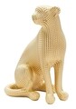 Statueta / Decoratiune Leopard, Mauro Ferretti, 23x15.5x29 cm, polirasina, auriu