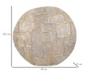 Vaza Eclips, Mauro Ferretti, 48x13x44.5 cm, polirasina, auriu/alb