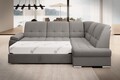 Coltar extensibil dreapta 3 locuri ELTAP, RT-04LO, Sado, 272x192x95 cm, lemn/poliester, gri