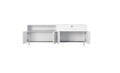 Comoda ELTAP, Dullum, 200x40x75 cm, MDF, alb