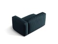 Modul dreapta pentru canapea, 1 loc, Martina-169, Micadoni Home, 160x106x75 cm, tesatura structurata catifelata, albastru jeans