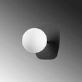 Aplica de perete, Fulgor, 942FLG1379, Metal, Negru / Crem