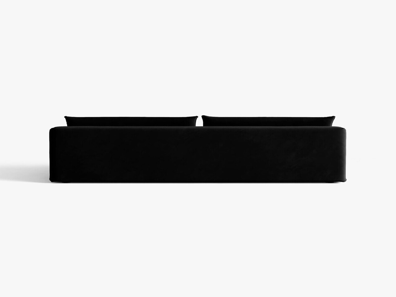 Canapea extensibila 3 locuri, Hena, Micadoni Home, 205x112x85 cm, catifea, negru — imaginea 6
