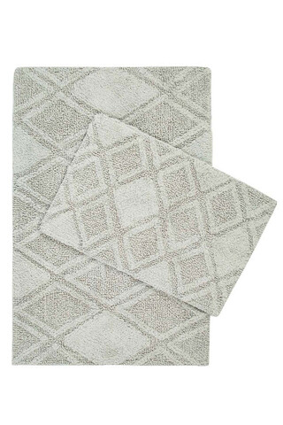 Set covoraș de baie (2 bucăți), irya home, maxi, bumbac, verde menta