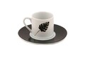 Set cesti de cafea, Beros, 973BRS1601, Portelan, 5 x 5 x 7 cm, 80 ml, 6 piese, Multicolor