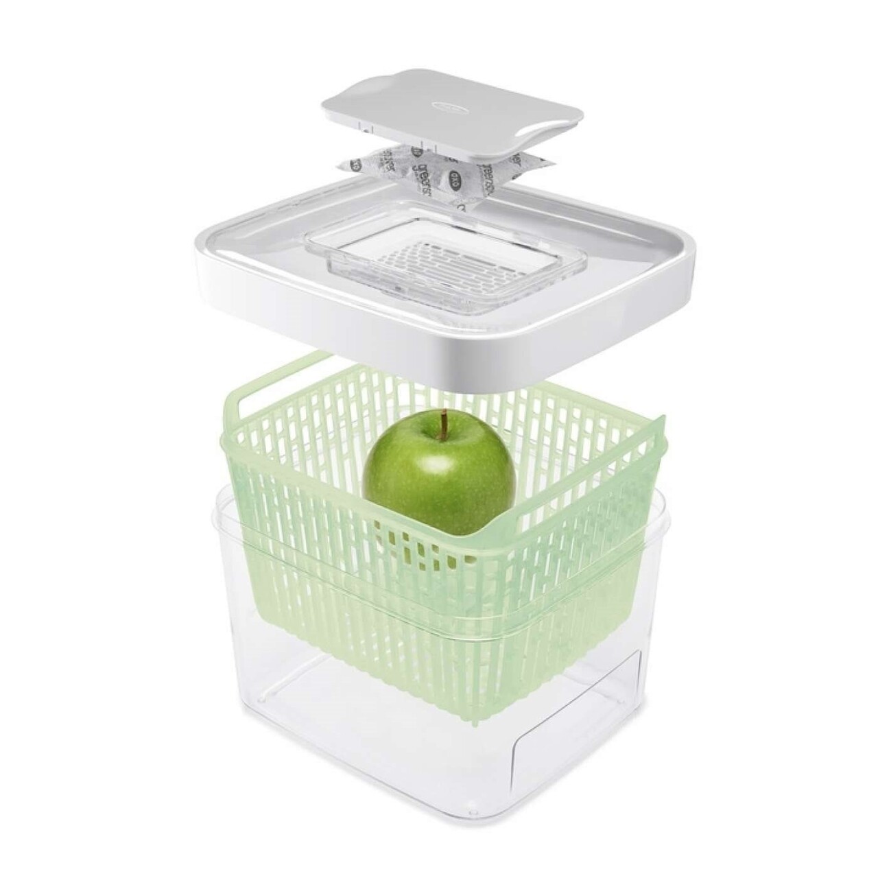 Recipient pentru pastrarea alimentelor, 17,8 x 15,2 x 10 cm, 1,5L, "GreenSaver" - OXO - imagine 2