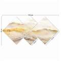 Set 4 tablouri decorative, 4MDF1662049060, MDF, Imprimat UV, Multicolor