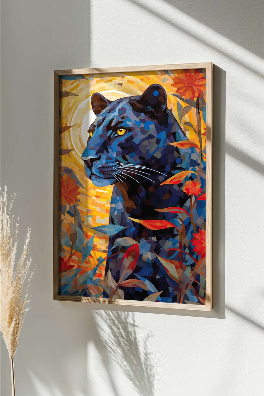 Tablou decorativ, Mscartmdl19, MDF, Multicolor — imaginea 2
