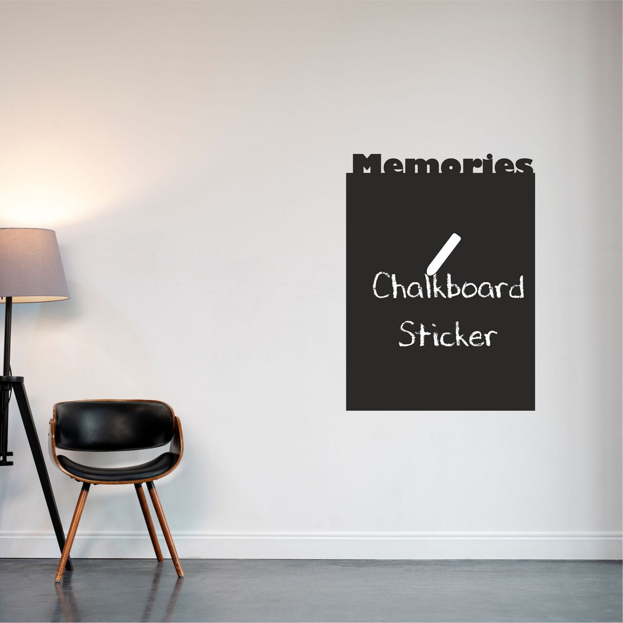 Sticker decorativ, MY-00110, Autocolant tablă, Negru - view 2