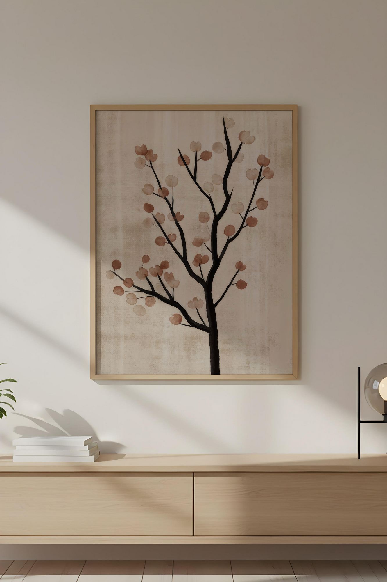 Tablou decorativ, Huhu737, Lemn masiv, Multicolor