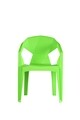 Scaun Heinner, 54x55x80 cm, plastic, verde