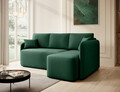Coltar extensibil dreapta 3 locuri ELTAP, Hadson, 206x150x89 cm, lemn/poliester, verde inchis