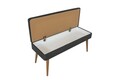 Set de mobilier pentru hol, Hanah Home, Vegas Sonomo, Sonomo / Antracit