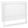 Masa pliabila dreptunghiulara, Breeze, L.120 l.80 H.73, aluminiu, alb