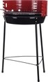 Gratar fix cu 3 picioare BBQ, Ø33 cm, metal, rosu