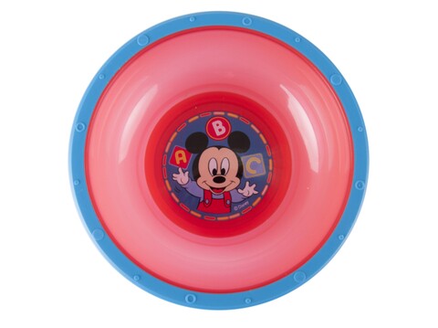 Bol mic Mickey Mouse, Disney, 16x16x4.5 cm, plastic, multicolor