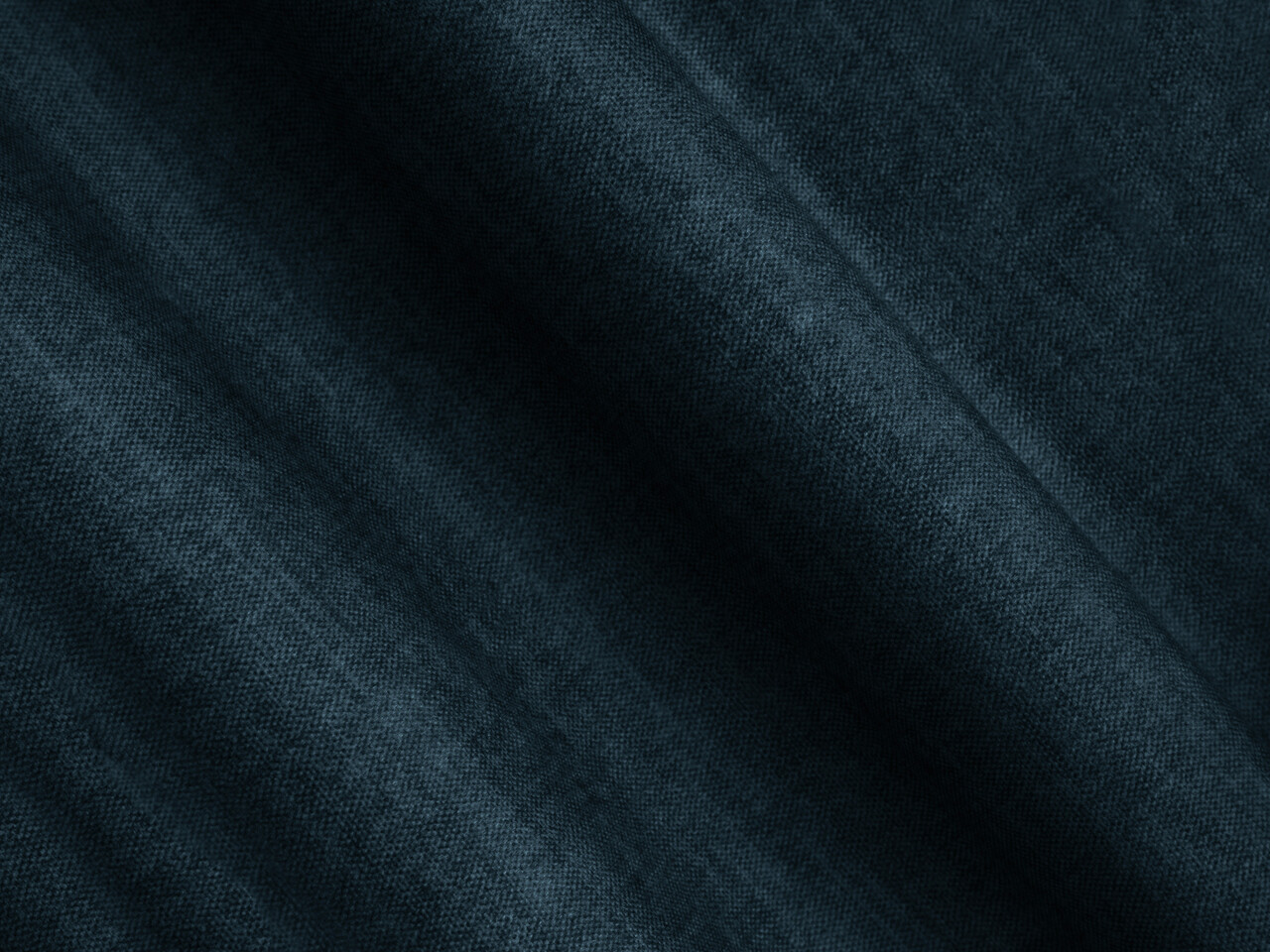 Canapea 2 locuri, Linz, Cosmopolitan Design, 175x100x84 cm, catifea, albastru petrol inchis