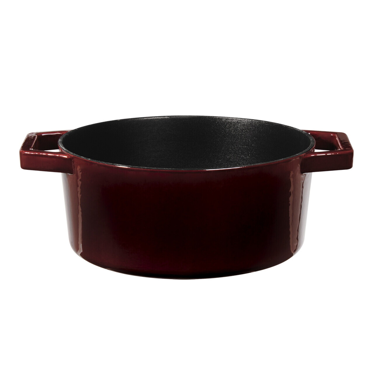 Oala cu capac Berlinger Haus, Strong Mold, 24 cm, 4.35 L, fonta, visiniu - imagine 7