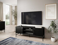 Comoda TV ELTAP, Raftt, 152x42x55 cm, PAL/MDF, negru
