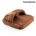 Aparat de masaj pentru picioare InnovaGoods, 30x30x7 cm, cu baterii, maro
