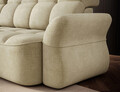 Coltar extensibil stanga 3 locuri ELTAP, Beneth, 301x185x115 cm, lemn/poliester, bej deschis