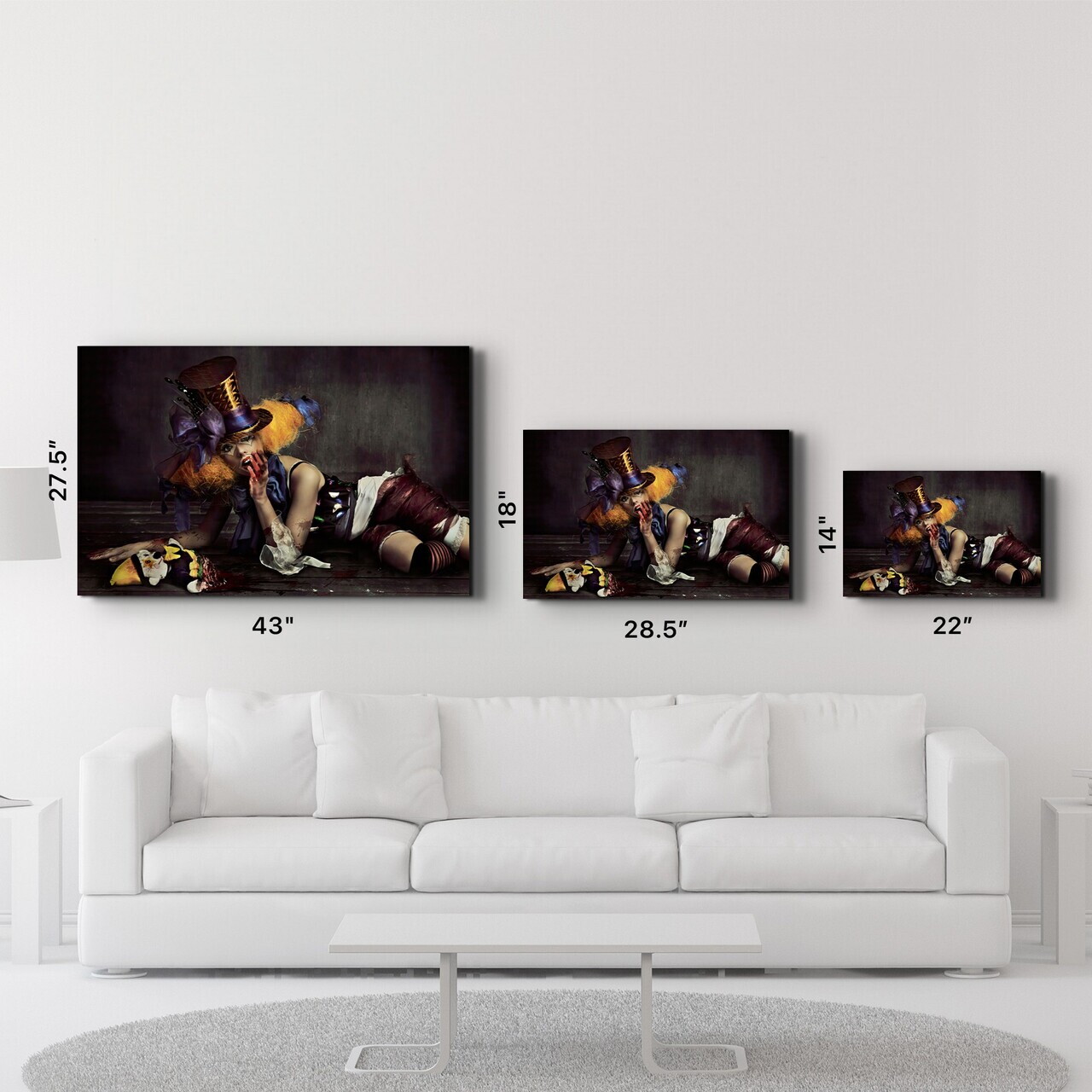 Tablou decorativ, CAM-1013, Dimensiuni: 70 x 110 cm, Multicolor — imaginea 6