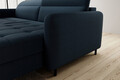 Coltar extensibil dreapta 3 locuri ELTAP, RT-40MAN, Gomsi, 228x165x100 cm, lemn/poliester, albastru inchis