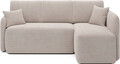 Coltar extensibil dreapta 3 locuri ELTAP, Hadson, 206x150x89 cm, lemn/poliester, bej deschis