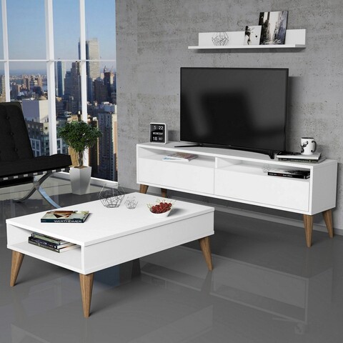 Set mobilier living, hommy craft, best, alb