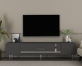 Comoda TV, Olivia, Dekop1, Antracit / Argintiu