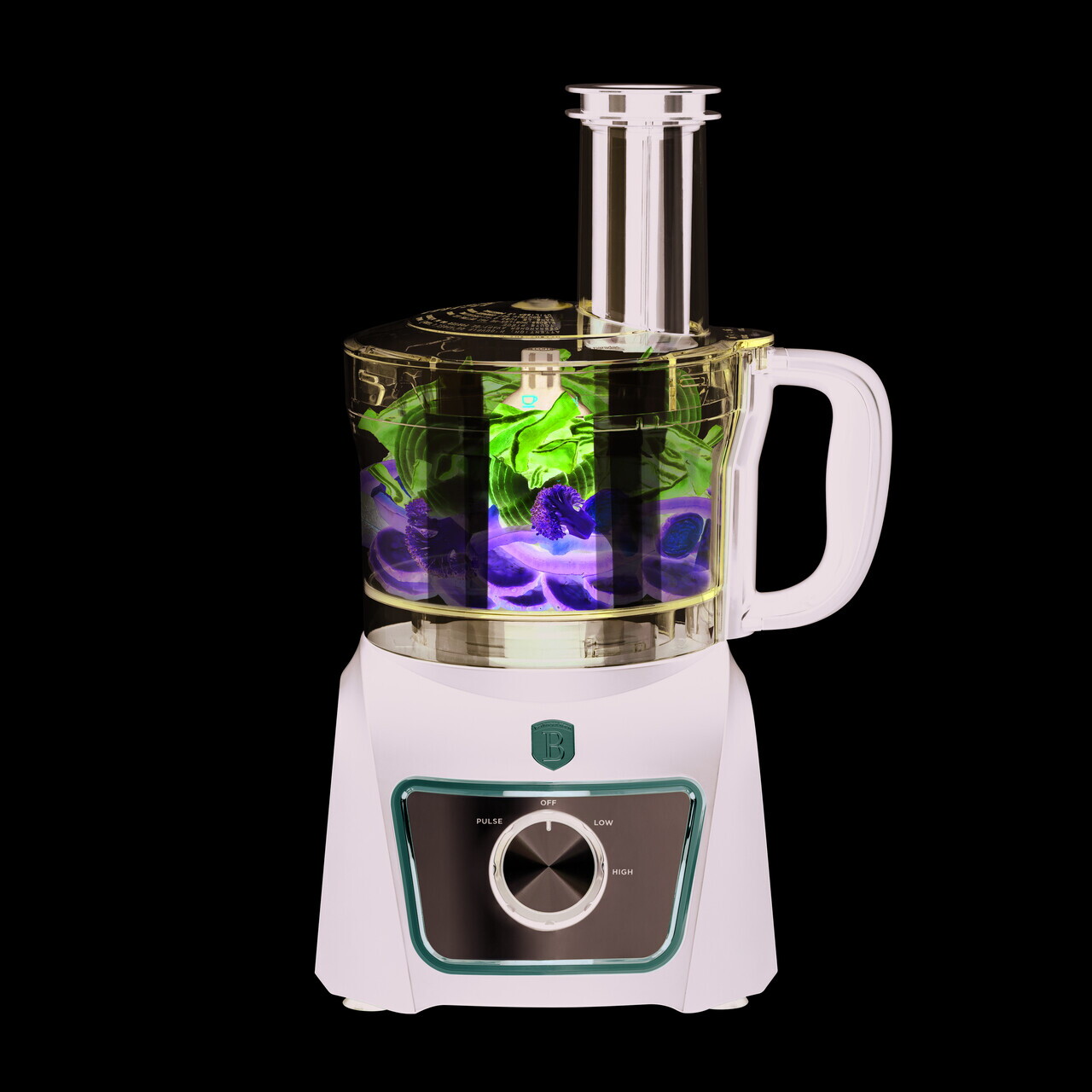 Set blender 8 in 1 Berlinger Haus, Black Rose, 500W, inox/plastic, negru/transparent - imagine 5