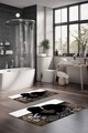 Set covorase de baie, Cartwright, CT-5160, Poliester, Multicolor