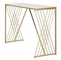 Consola Easy, Mauro Ferretti, 120x40x80 cm, fier, auriu