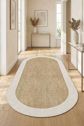 Covor, CLR-0000685-002, 80x140 cm, Poliester, Bej
