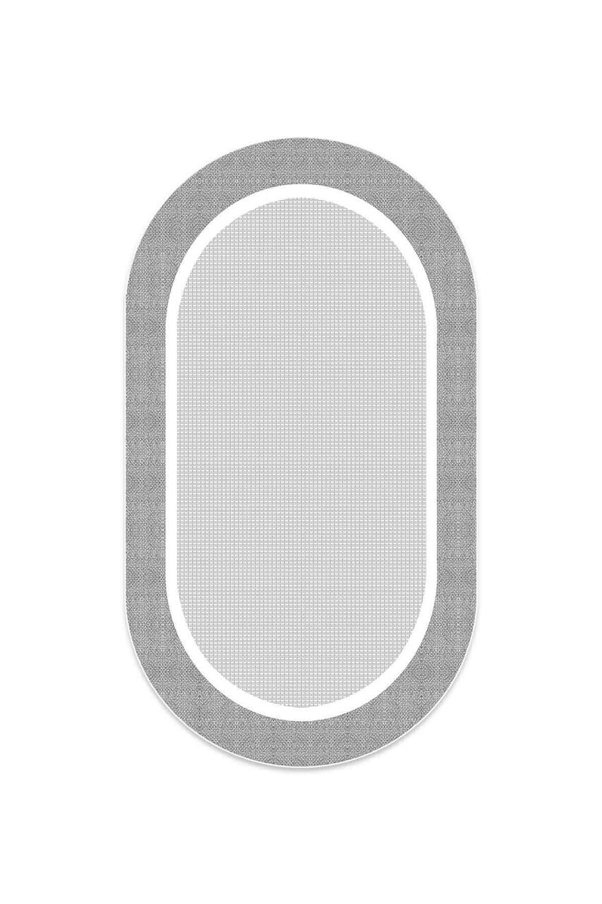 Covor, CLR-7346-37, 100x250 cm, Poliester, Gri — imaginea 3