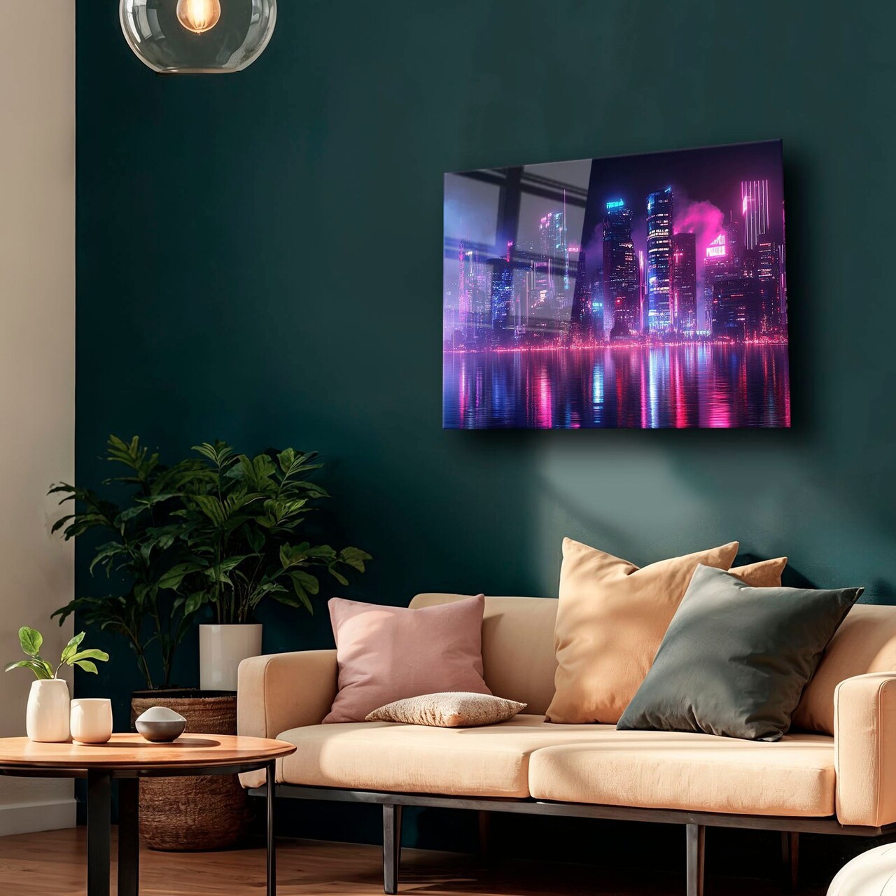 Tablou decorativ, Camtbl-086, 70 x 100 cm, Multicolor - view 3