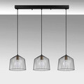 Lustra, Fulgor, 942FLG1417, Metal, Negru/Maro antic