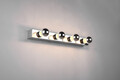 Aplica de perete Theatro, TRIO, 55x8.5x6 cm, 10W, 4x E27, metal, argintiu